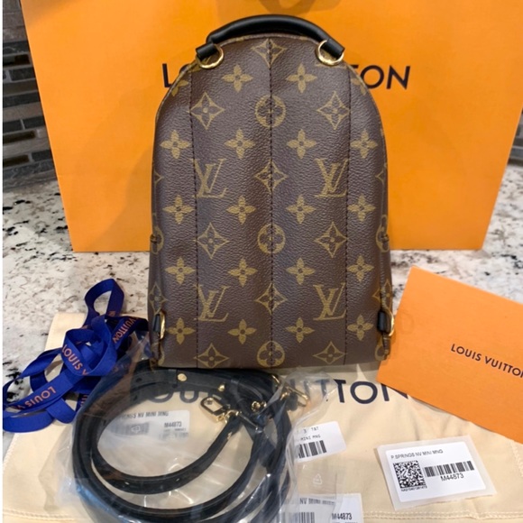 🆕 ❤️😍Authentic Louis Vuitton PALM SPRINGS MINI - Picture 7 of 16